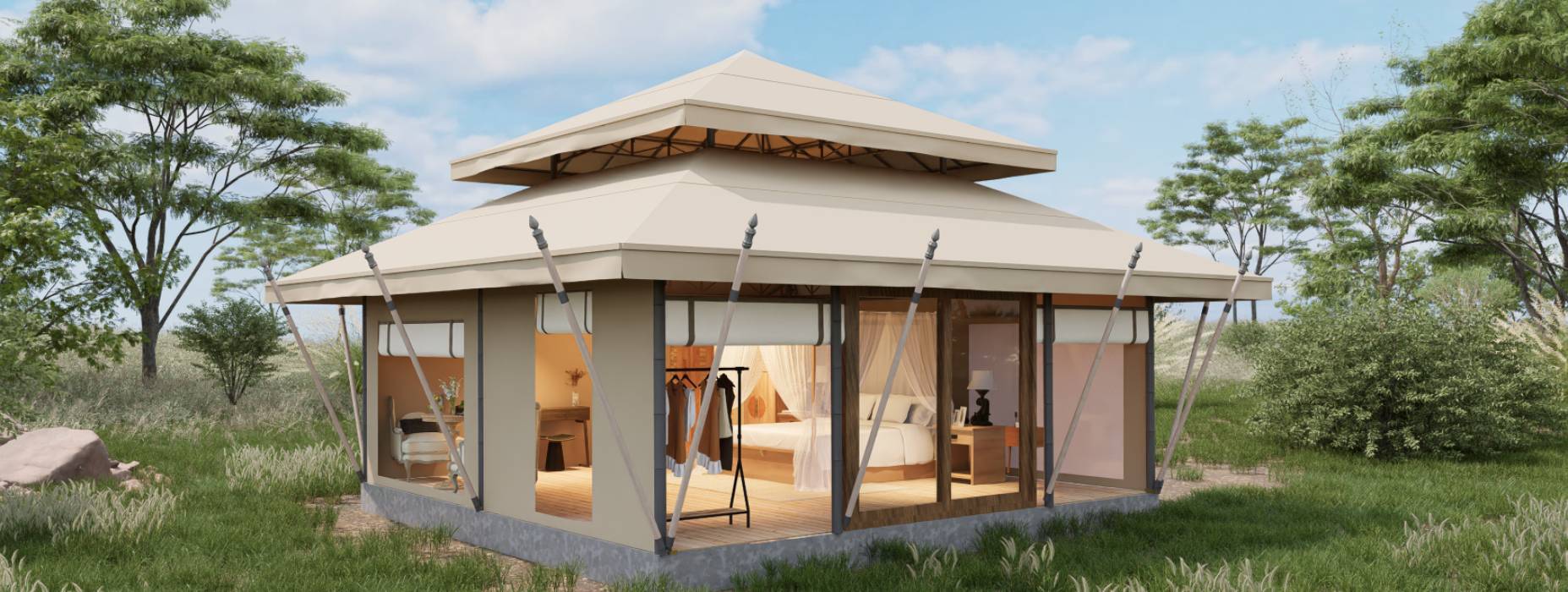 博山区户外野奢帐篷